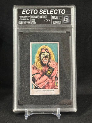 Ultimate Warrior – “T206” – (ECTO SELECTO 1/1 Wrestling Art Card)