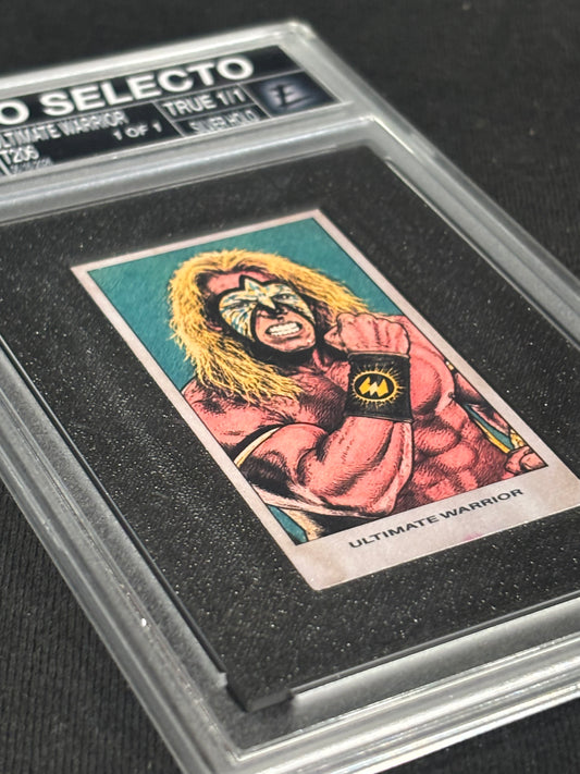 Ultimate Warrior – “T206” – (ECTO SELECTO 1/1 Wrestling Art Card)