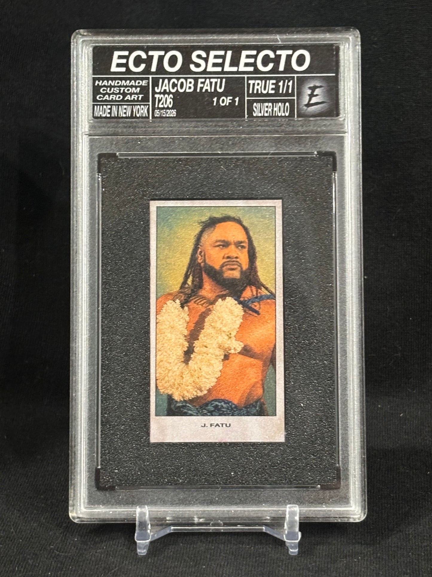 Jacob Fatu – “T206” – (ECTO SELECTO 1/1 Wrestling Art Card)