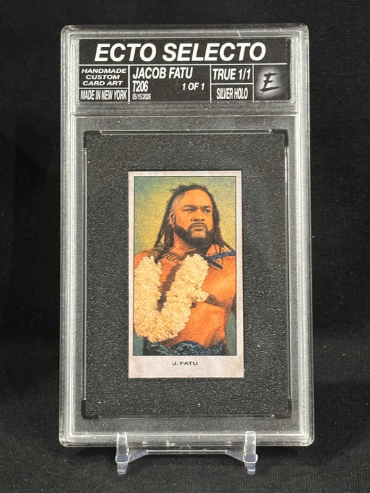 Jacob Fatu – “T206” – (ECTO SELECTO 1/1 Wrestling Art Card)