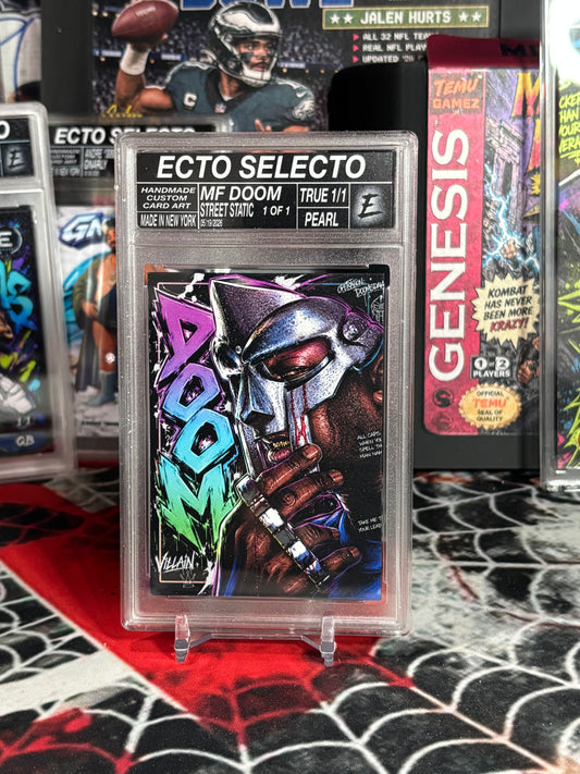 MF DOOM – “Street Static” – (Ecto Selecto 2.5x3.5 Art Card)