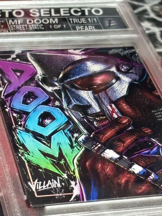 MF DOOM – “Street Static” – (Ecto Selecto 2.5x3.5 Art Card)