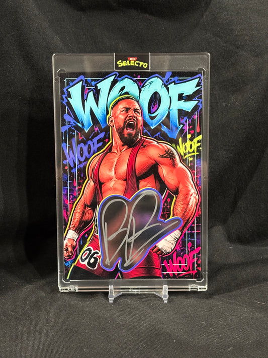Bron Breakker – “WOOF” – 4x6 Cut Signature (1/1)