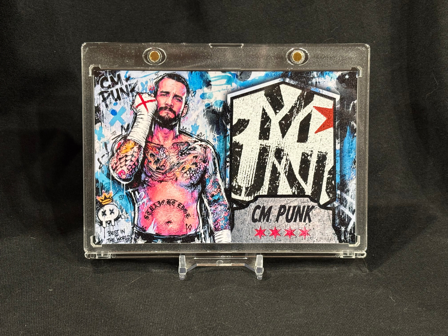 CM Punk Relic Edition – Authentic WWE Shirt Relic Card (Limited to 5)