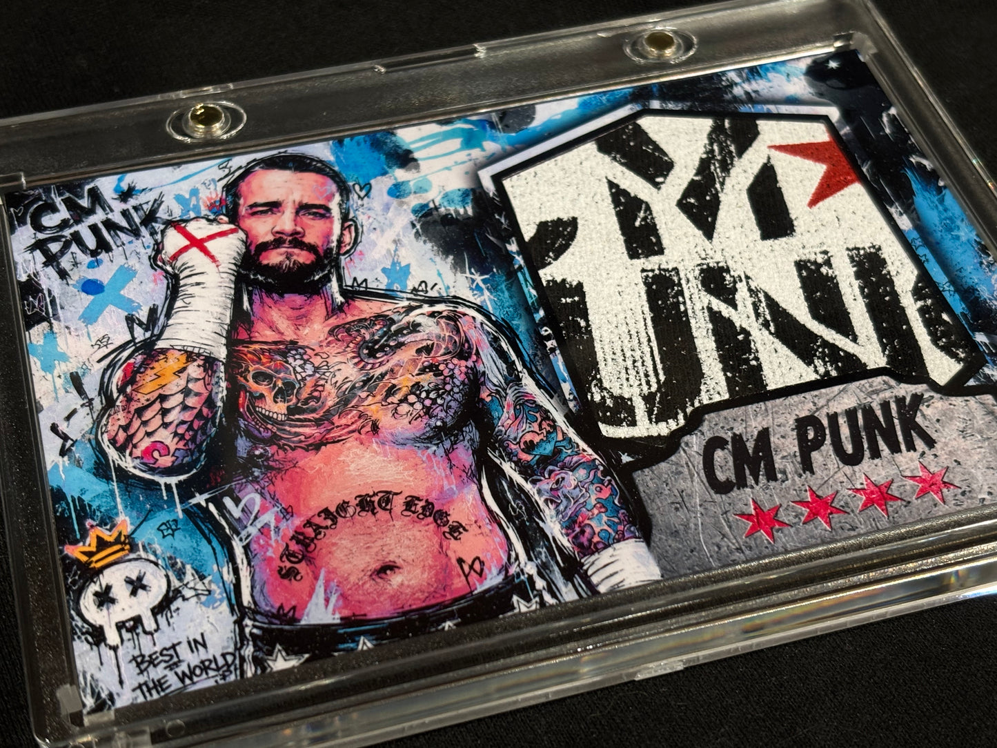 CM Punk Relic Edition – Authentic WWE Shirt Relic Card (Limited to 5)
