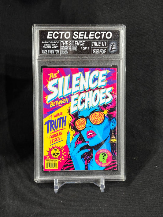 The Silence Between Echoes – (Hollow Icons Series 01 Art Card)
