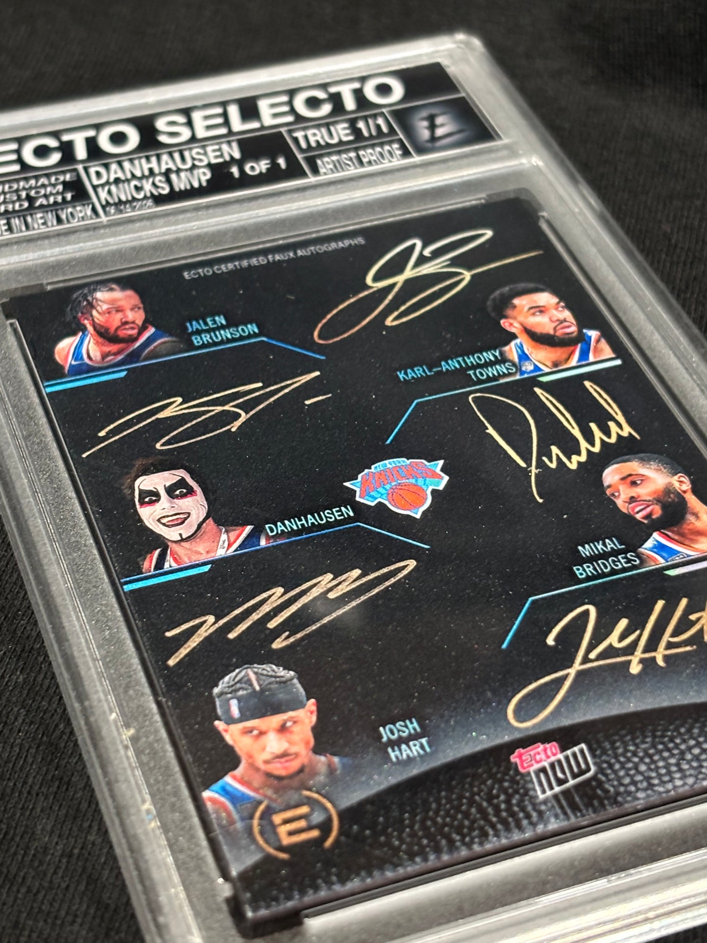 Danhausen Knicks MVP Card – Faux Autograph Championship Edition | Limited Run Ecto Selecto Collectible