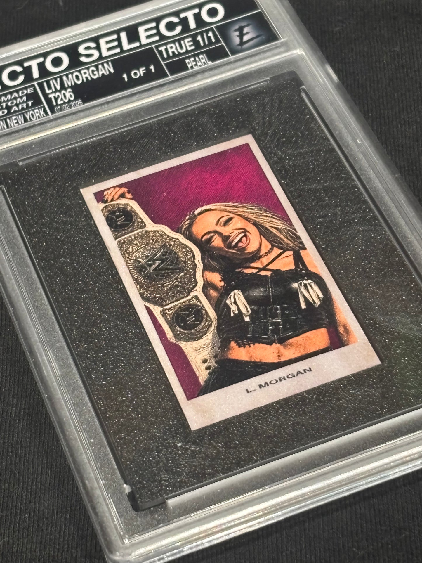 LIV MORGAN – “T206” – ECTO SELECTO Wrestling Art Card