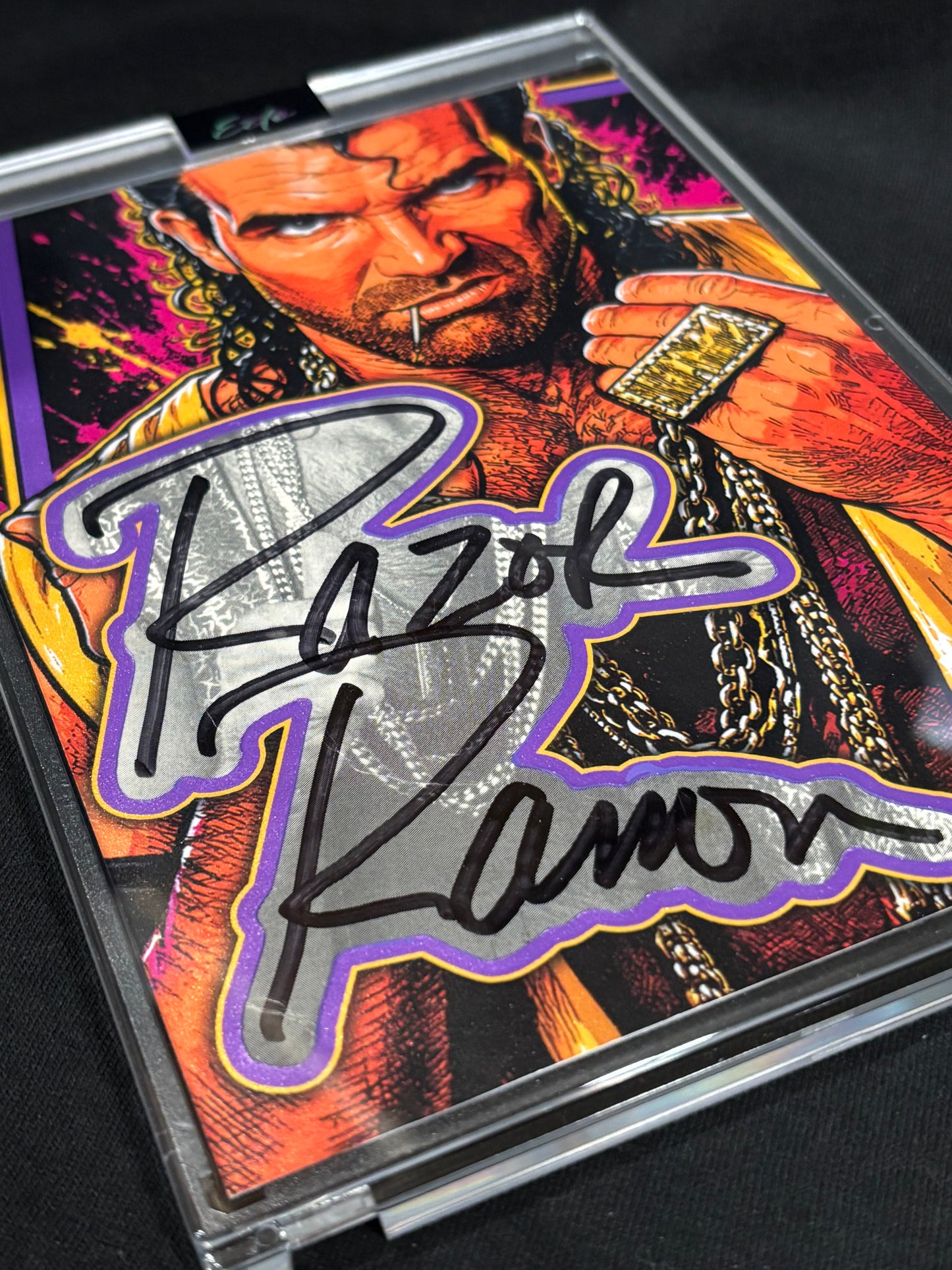 Razor Ramon 5x7 Cut Signature Art Card – JSA Authenticated – Artist Signed – True 1/1 Original