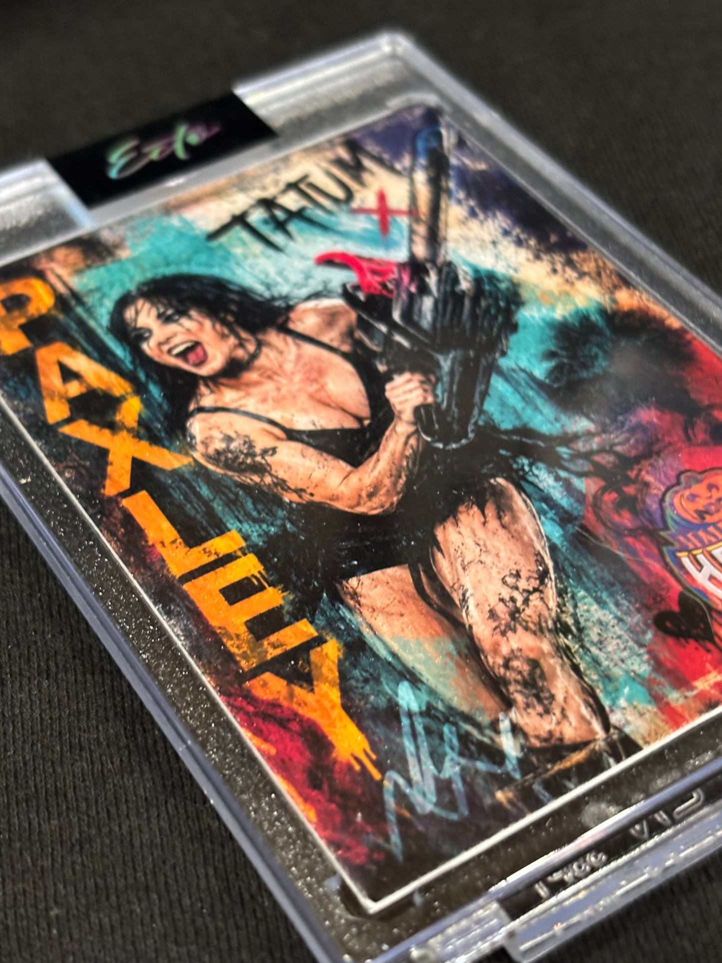 Tatum Paxley – "Chainsaw Havoc" Handmade Custom Art Card
