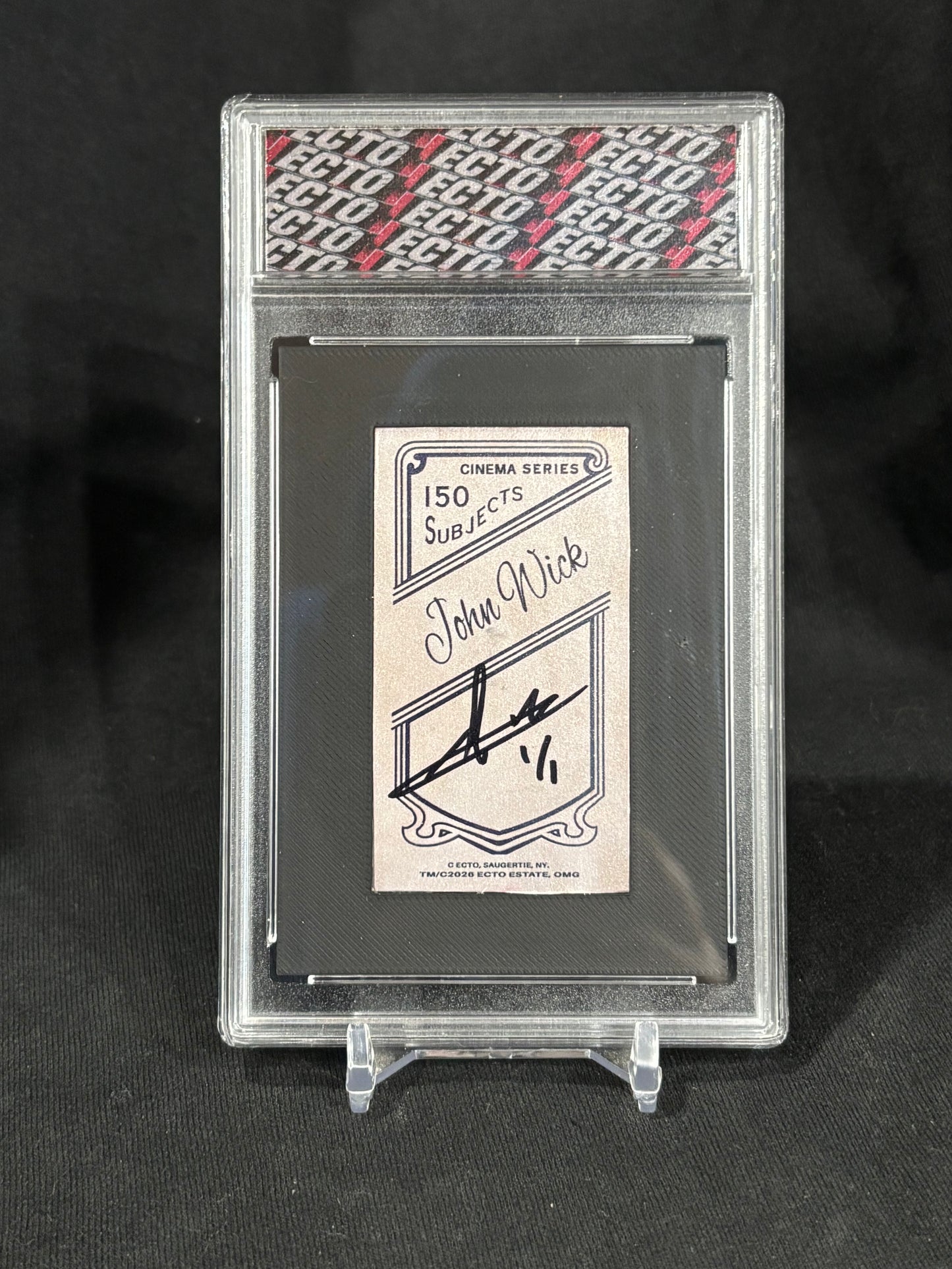 John Wick T206 Style Custom Trading Card | Handmade Art Card | Base & True 1/1 Parallels | Ecto Selecto