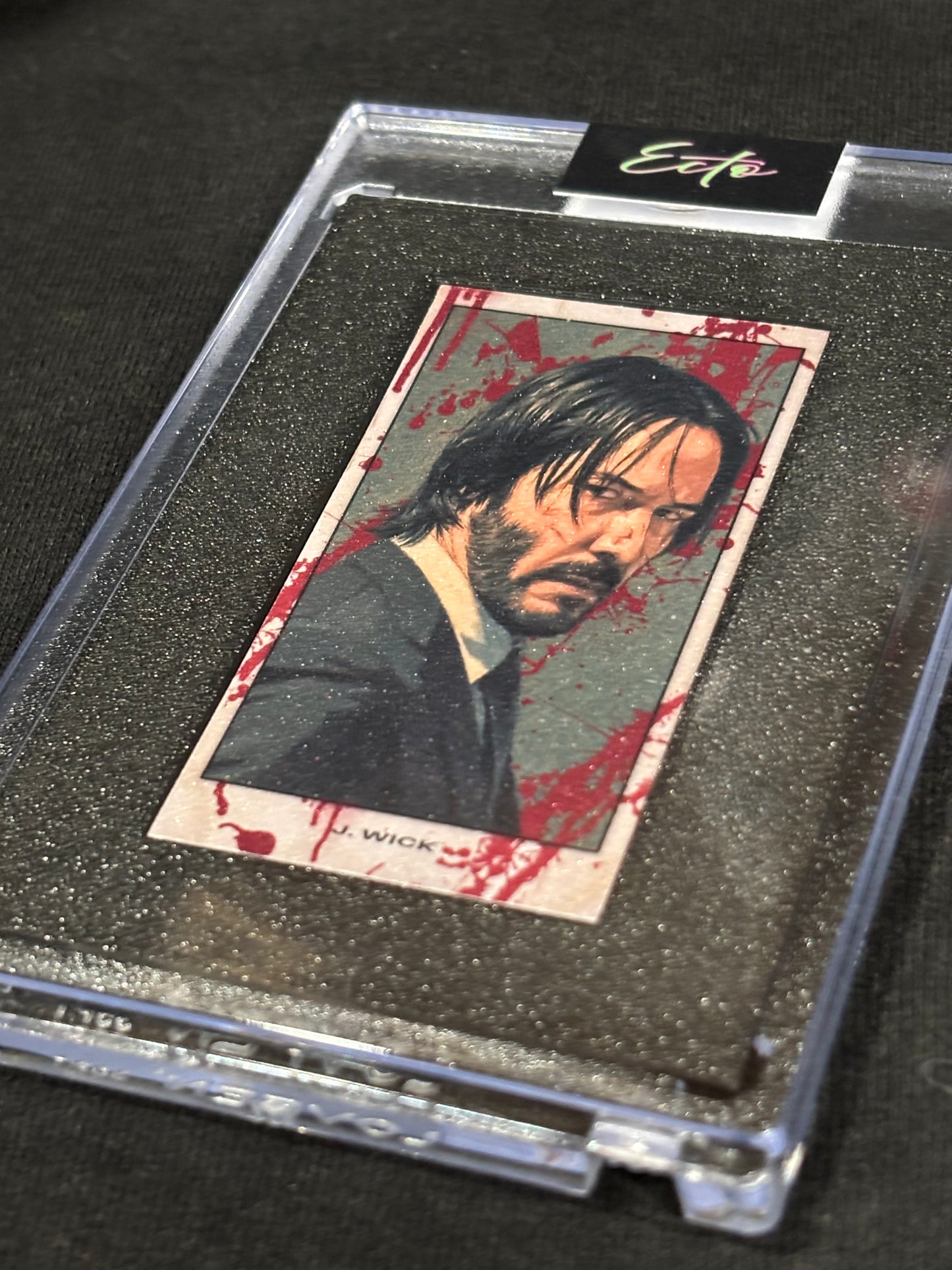 John Wick T206 Style Custom Trading Card | Handmade Art Card | Base & True 1/1 Parallels | Ecto Selecto