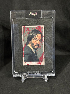 John Wick T206 Style Custom Trading Card | Handmade Art Card | Base & True 1/1 Parallels | Ecto Selecto