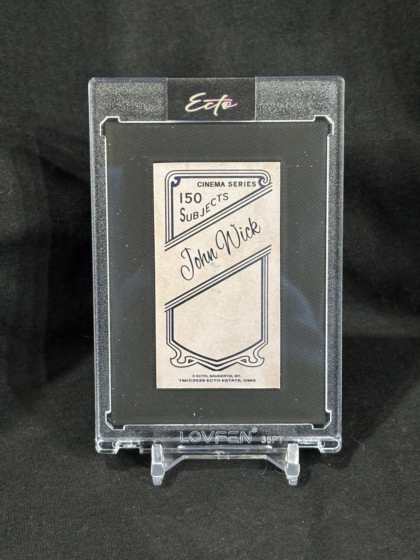 John Wick T206 Style Custom Trading Card | Handmade Art Card | Base & True 1/1 Parallels | Ecto Selecto