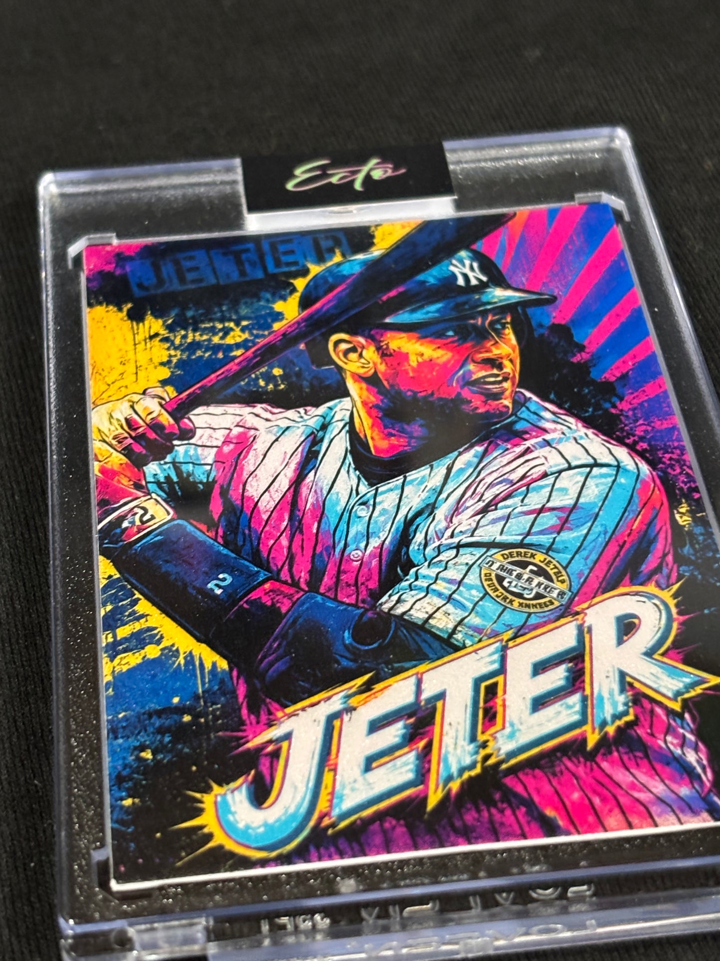 Derek Jeter – House That Jeter Built | Ecto Selecto Custom Art Card | Base & 1/1 Parallels