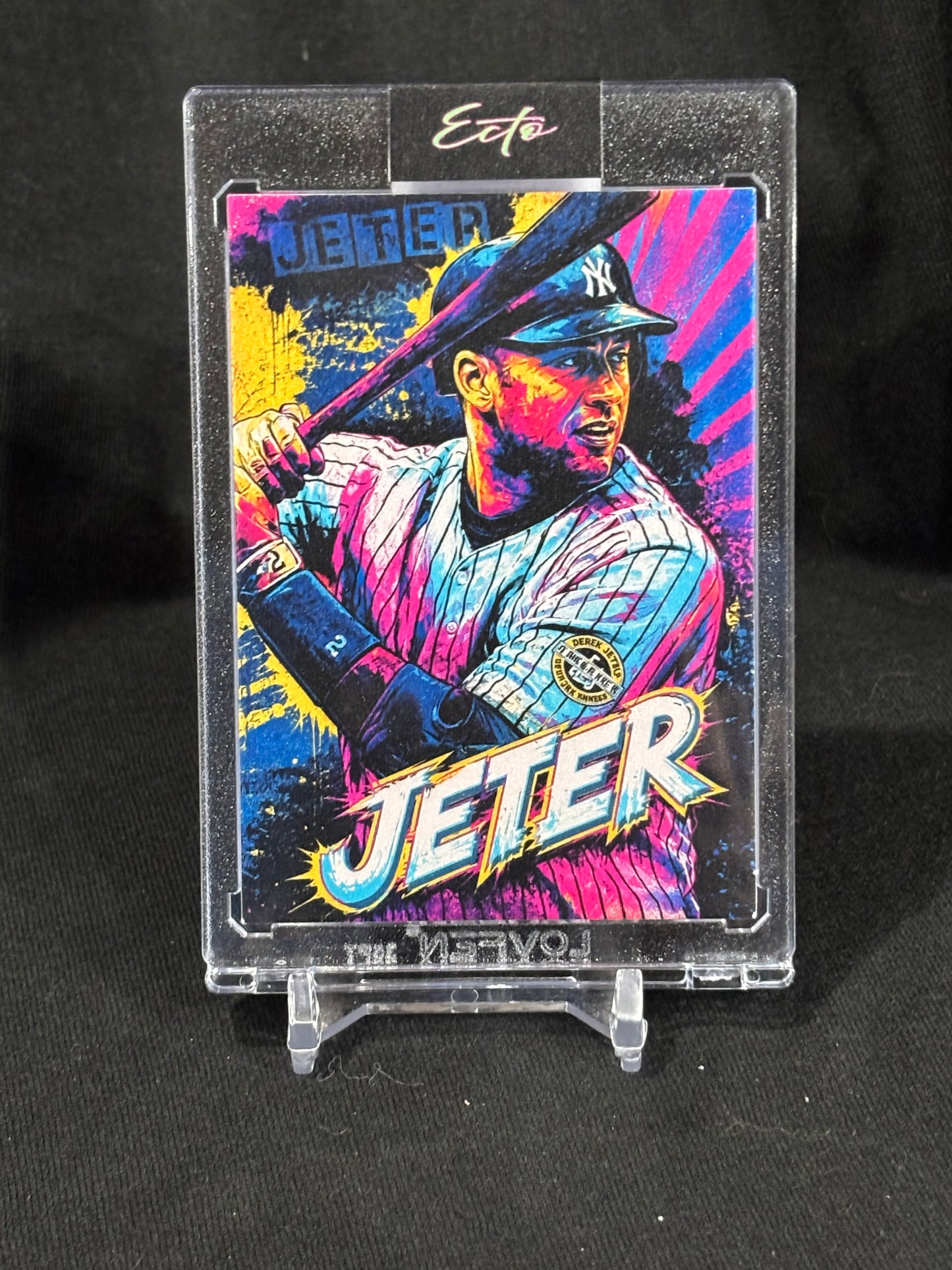 Derek Jeter – House That Jeter Built | Ecto Selecto Custom Art Card | Base & 1/1 Parallels