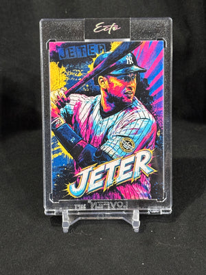 Derek Jeter – House That Jeter Built | Ecto Selecto Custom Art Card | Base & 1/1 Parallels