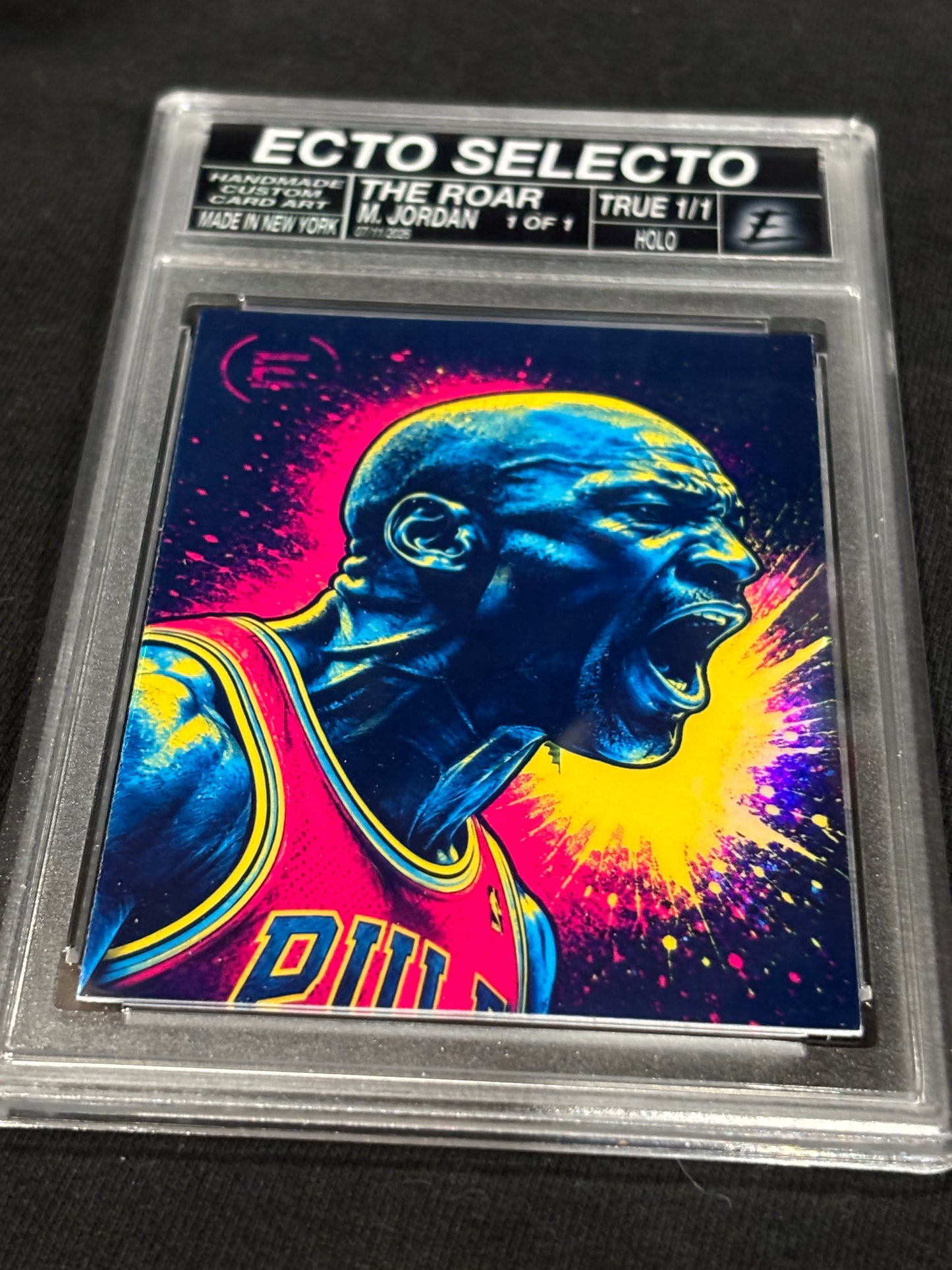 Michael Jordan "The Roar" Art Card | Ecto Selecto Original | Base & 1/1 Parallels