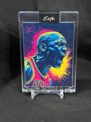 Michael Jordan "The Roar" Art Card | Ecto Selecto Original | Base & 1/1 Parallels