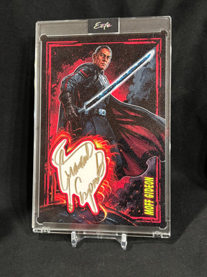 Giancarlo Esposito "Moff Gideon" 4x6 Cut Signature Display | JSA Authenticated | 1/1 Ecto Selecto Original