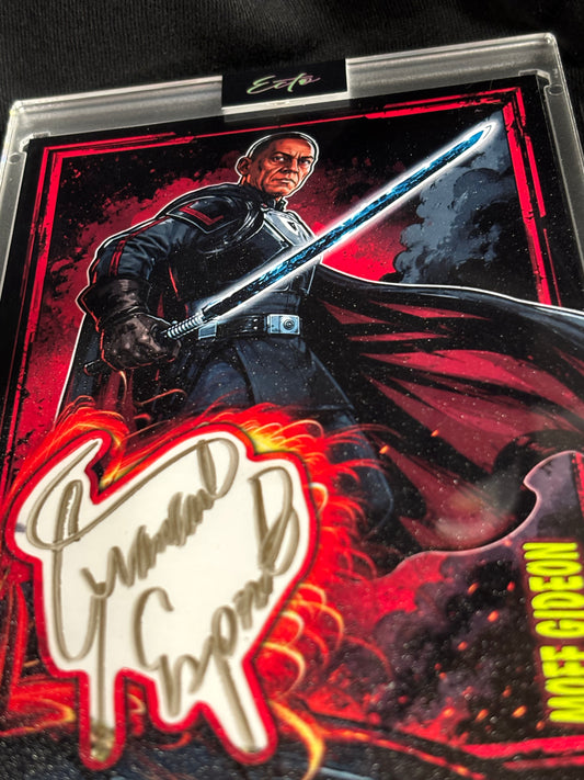 Giancarlo Esposito "Moff Gideon" 4x6 Cut Signature Display | JSA Authenticated | 1/1 Ecto Selecto Original