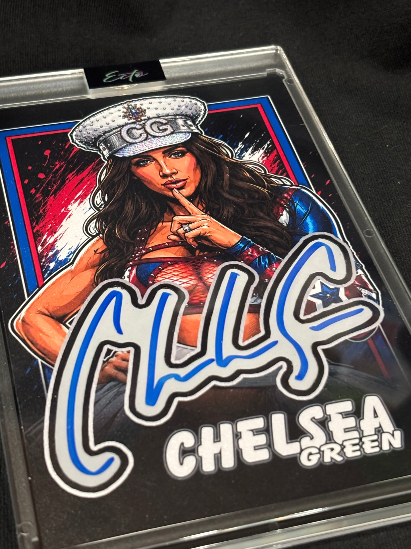 Chelsea Green 4×6 Cut Signature Card – 1/1 | Handcrafted Original | JSA Authenticated