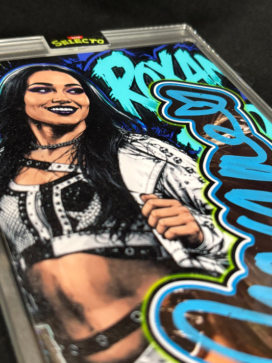 Roxanne Perez 4x6 Cut Signature Card – 1/1 Custom Artwork | JSA Witnessed Autograph | Ecto Selecto