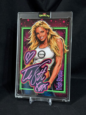 Trish Stratus 4x6 Custom Cut Signature Card | True 1/1 | JSA Authenticated | Artist Signed | Ecto Selecto Exclusive