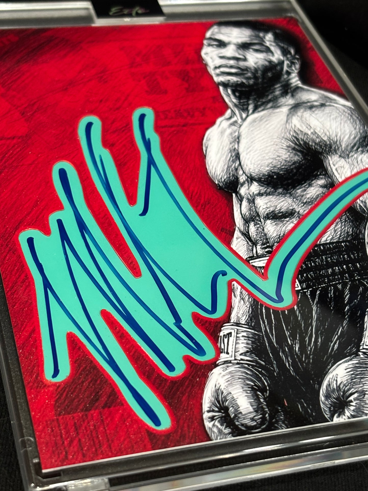 Mike Tyson 5x7 Custom Cut Signature | Beckett Authenticated Auto | Artist Signed 1/1 | EctoSelecto
