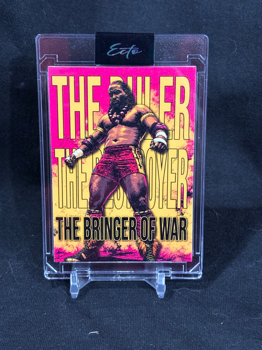 Oba Femi — “The Bringer of War” Custom Art Card