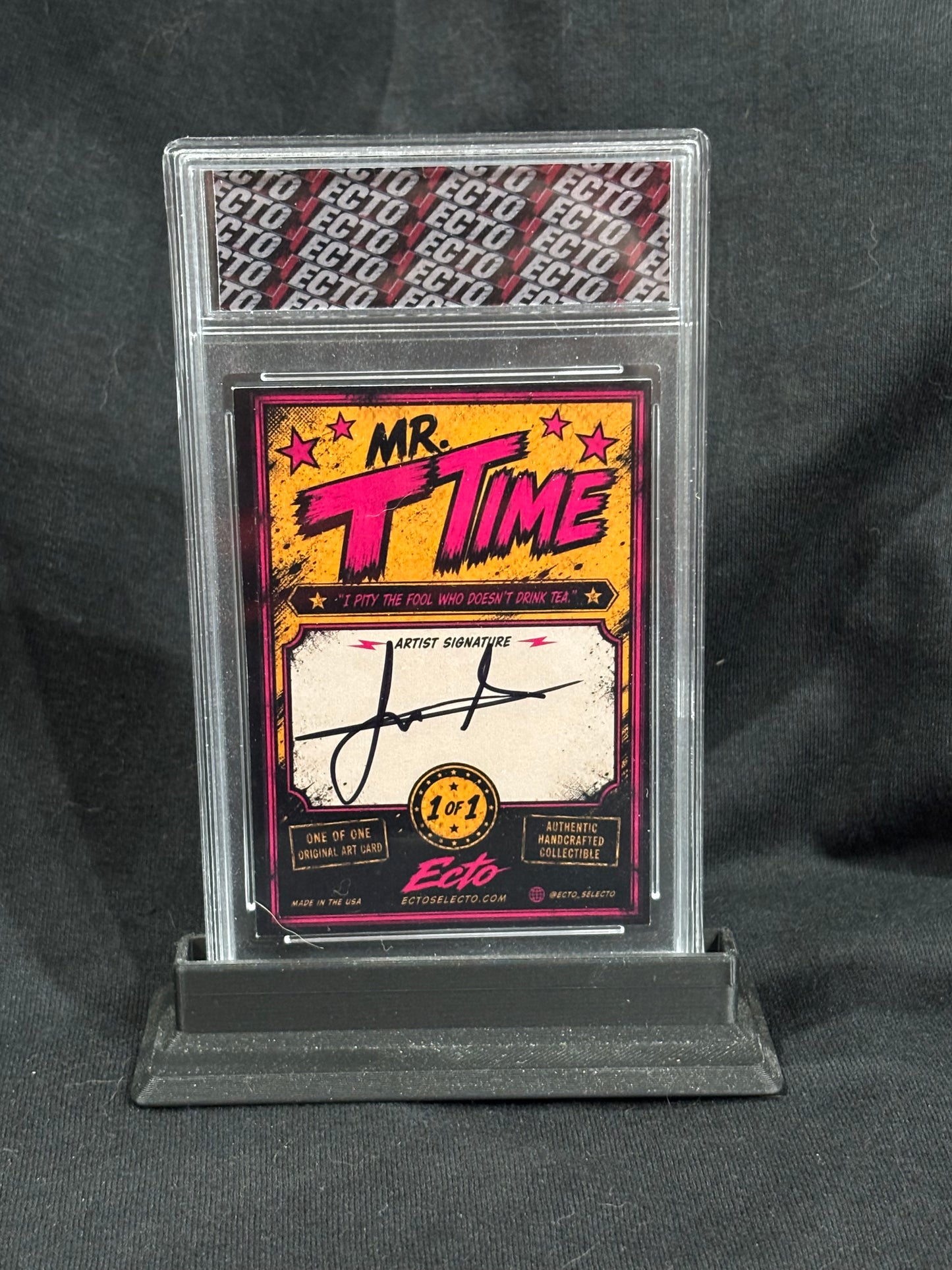 Mr. T — “Tea Time Fool” Custom Art Card | Base & True 1/1 Parallels