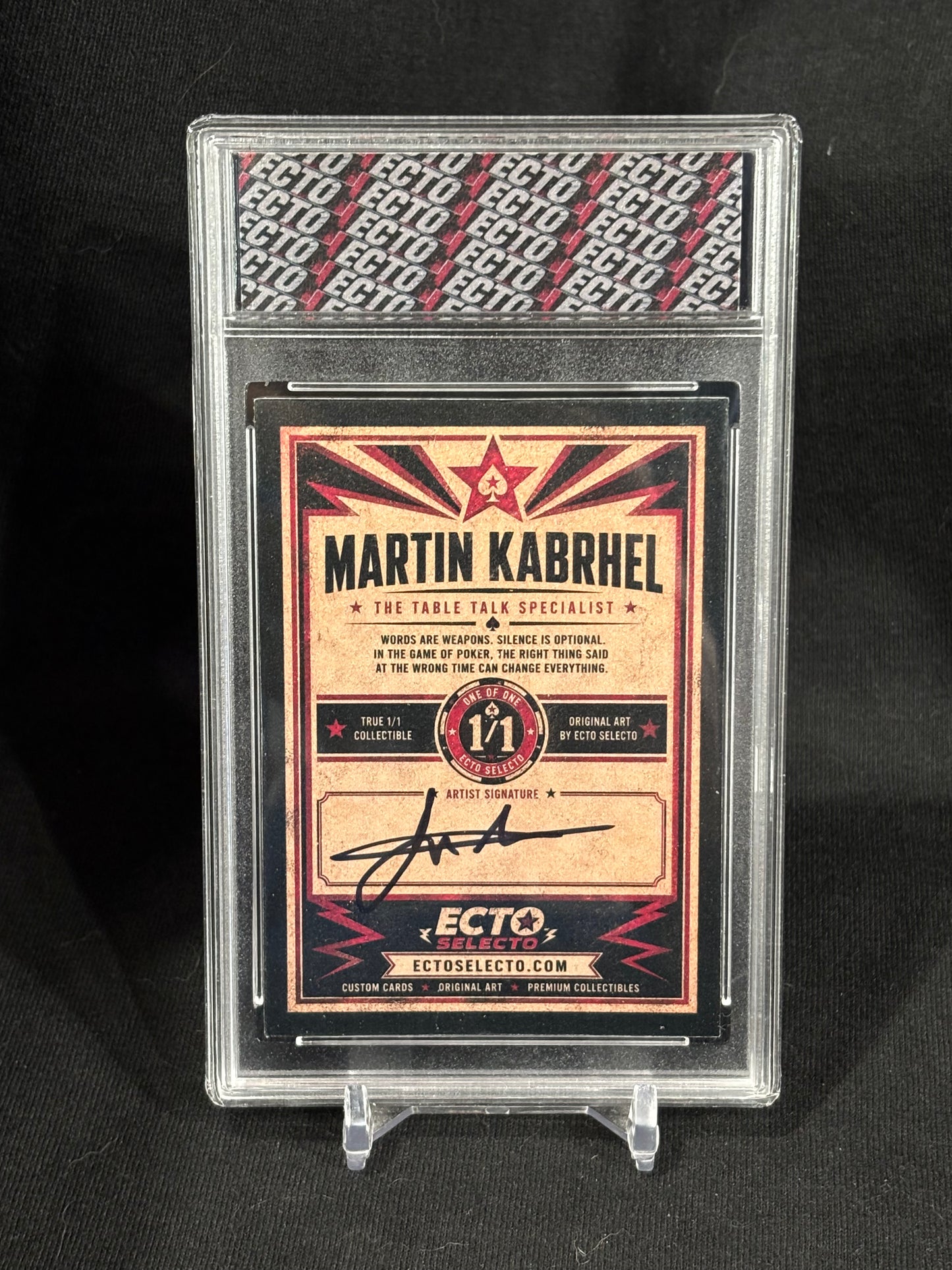 Martin Kabrhel “Not Like That!!” Custom Art Trading Card | Base & True 1/1 Editions