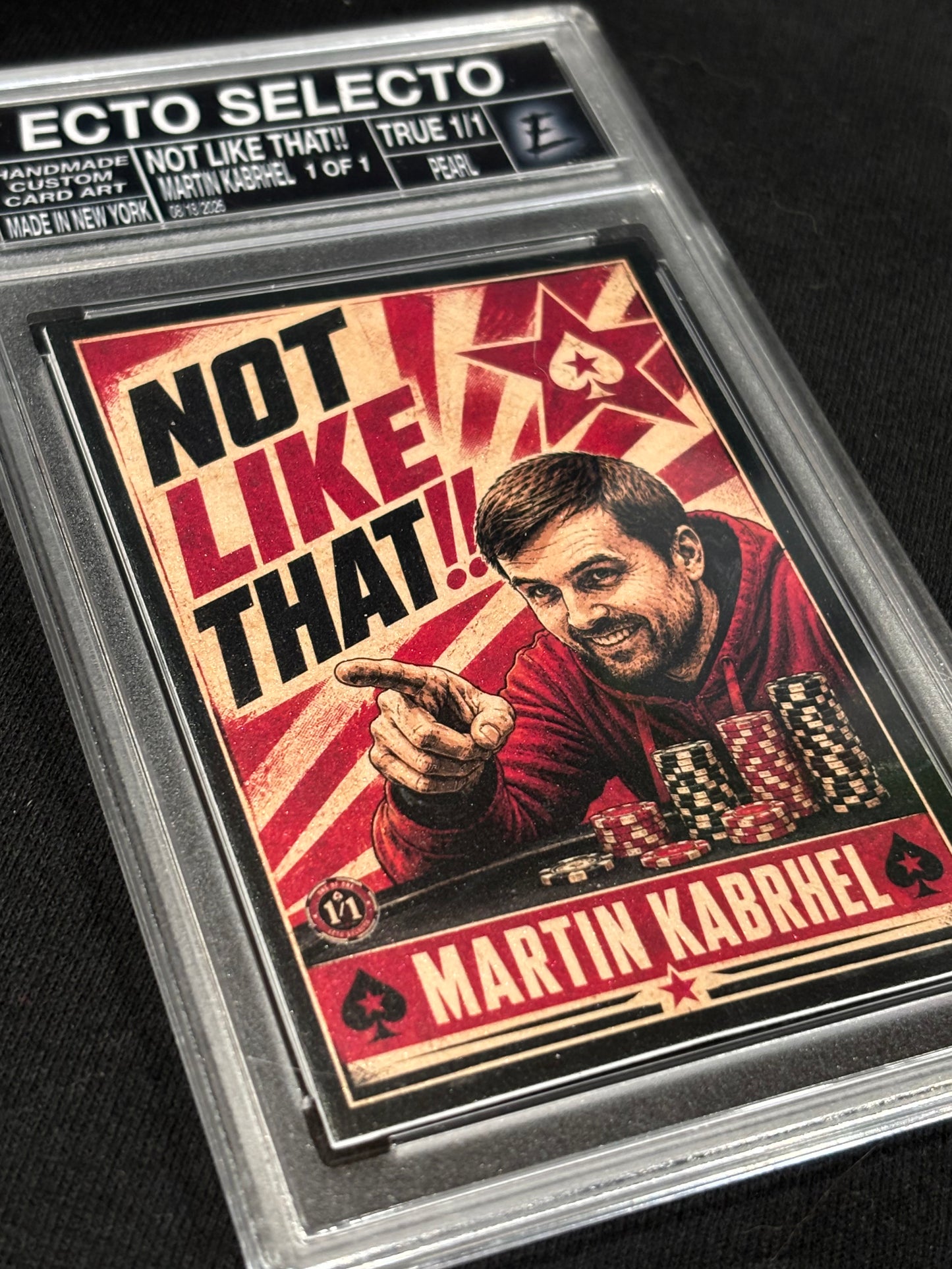 Martin Kabrhel “Not Like That!!” Custom Art Trading Card | Base & True 1/1 Editions