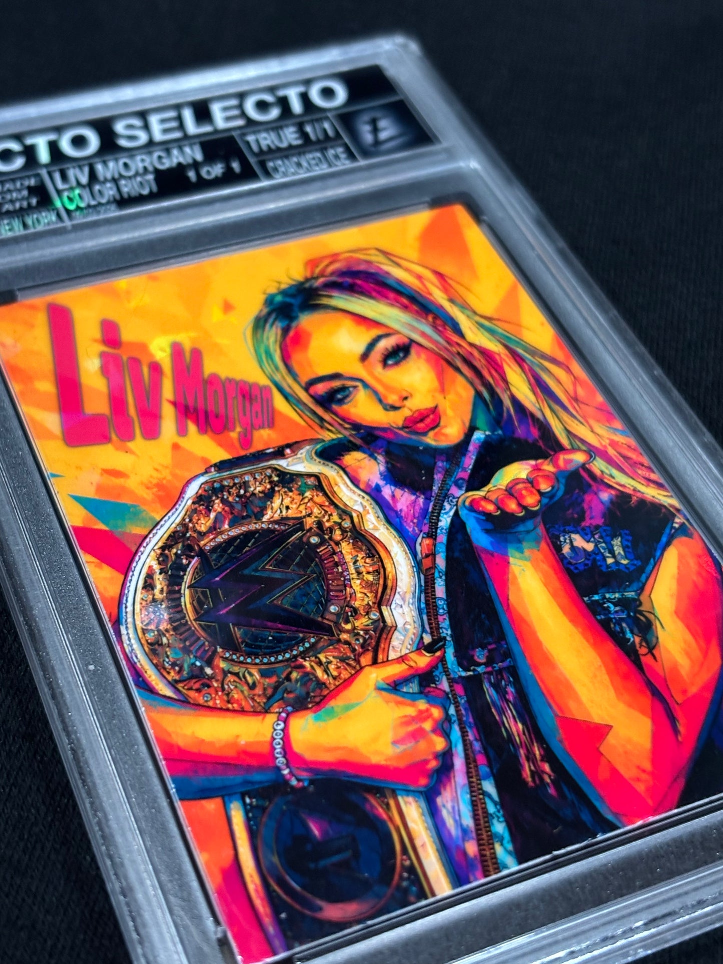 Liv Morgan “Color Riot” Custom Art Card | Base & True 1/1 Editions