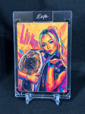 Liv Morgan “Color Riot” Custom Art Card | Base & True 1/1 Editions