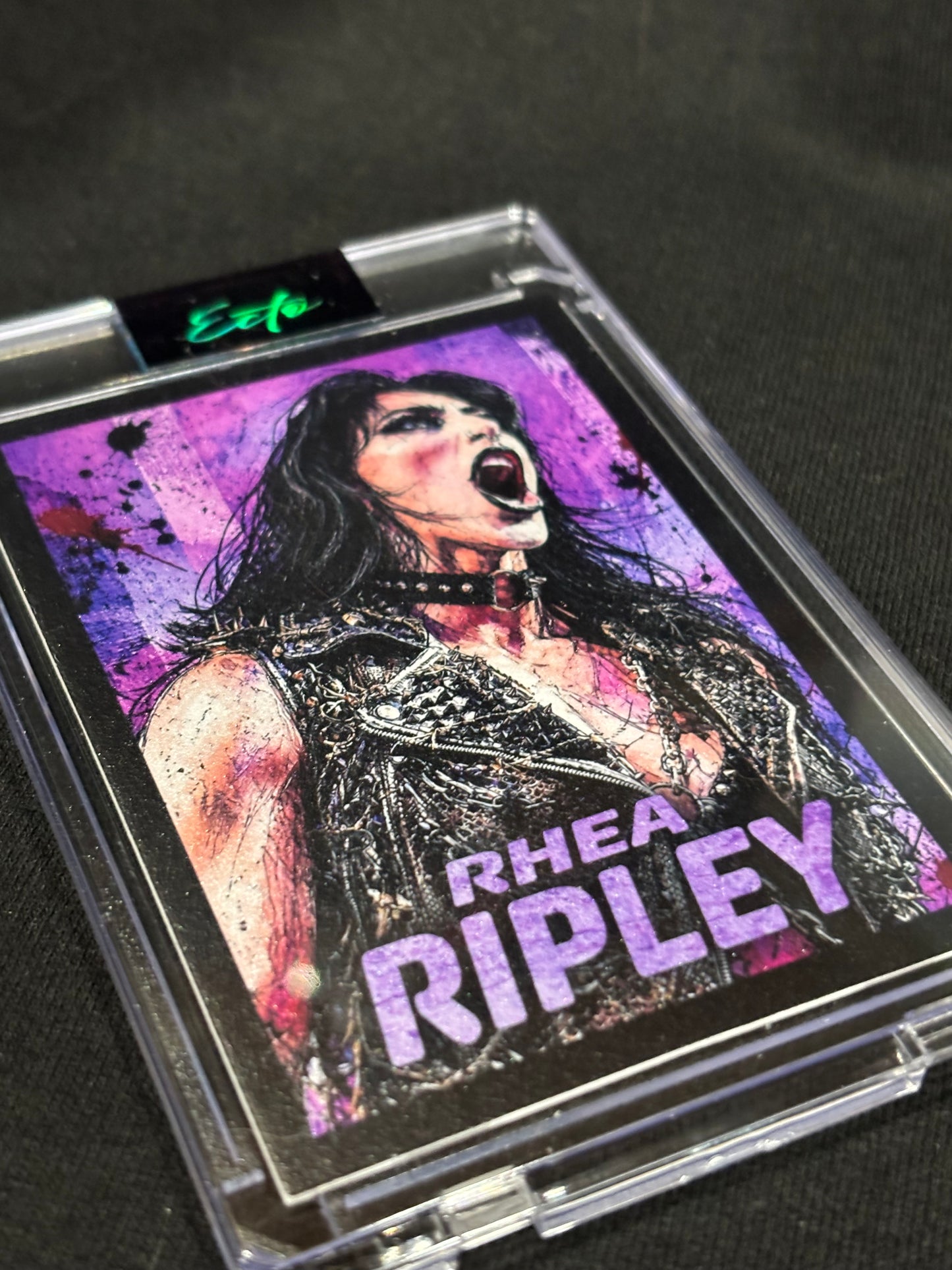 Rhea Ripley “Color Riot” Custom Art Card | Base & True 1/1 Editions