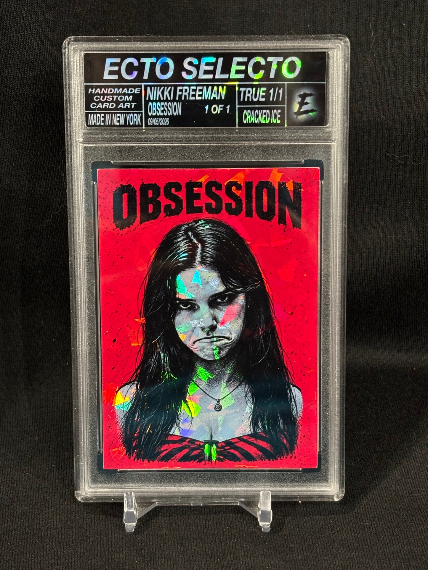 Nikki Freeman “Obsession” Custom Art Card | Base & True 1/1 Editions