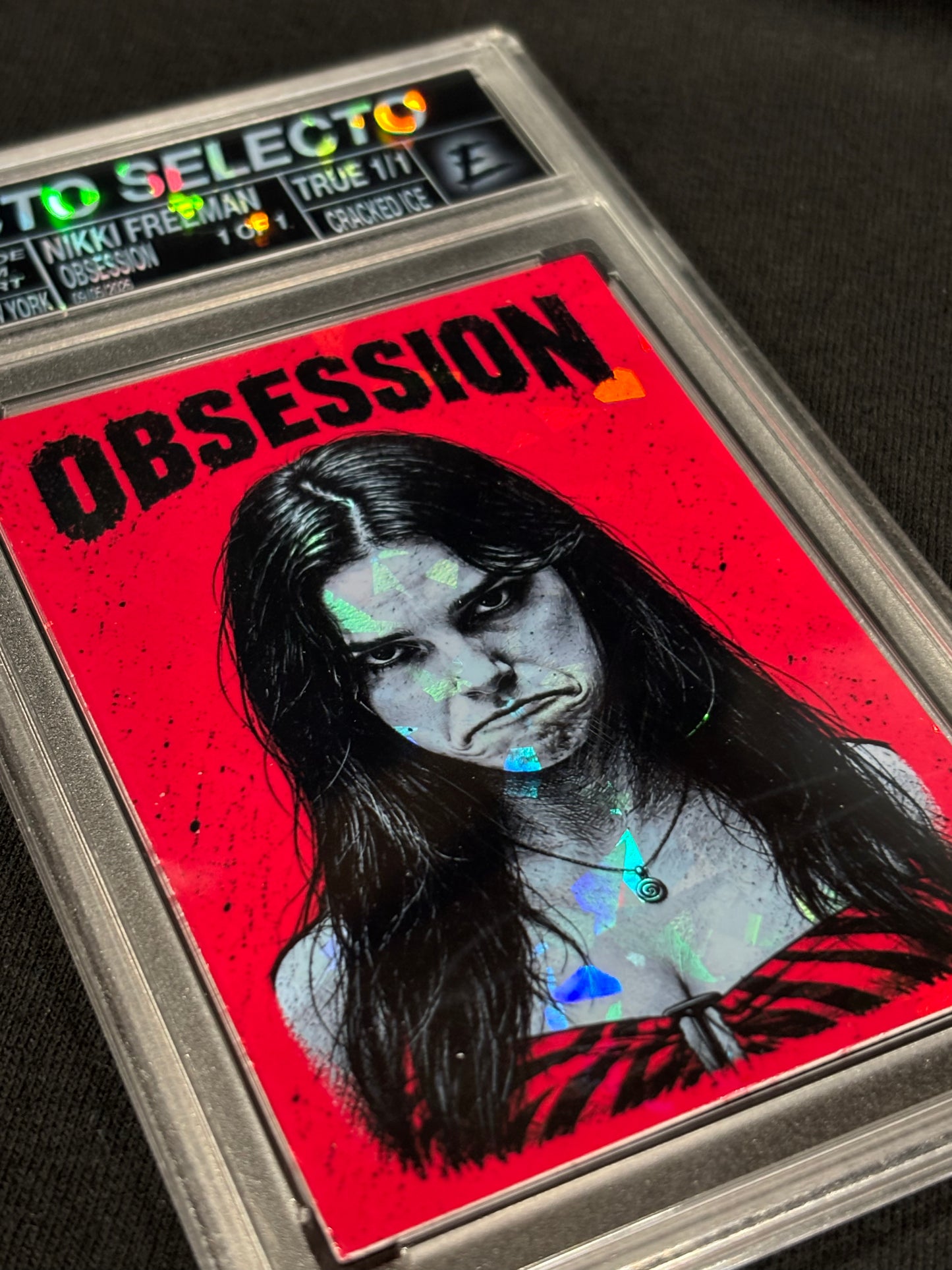 Nikki Freeman “Obsession” Custom Art Card | Base & True 1/1 Editions