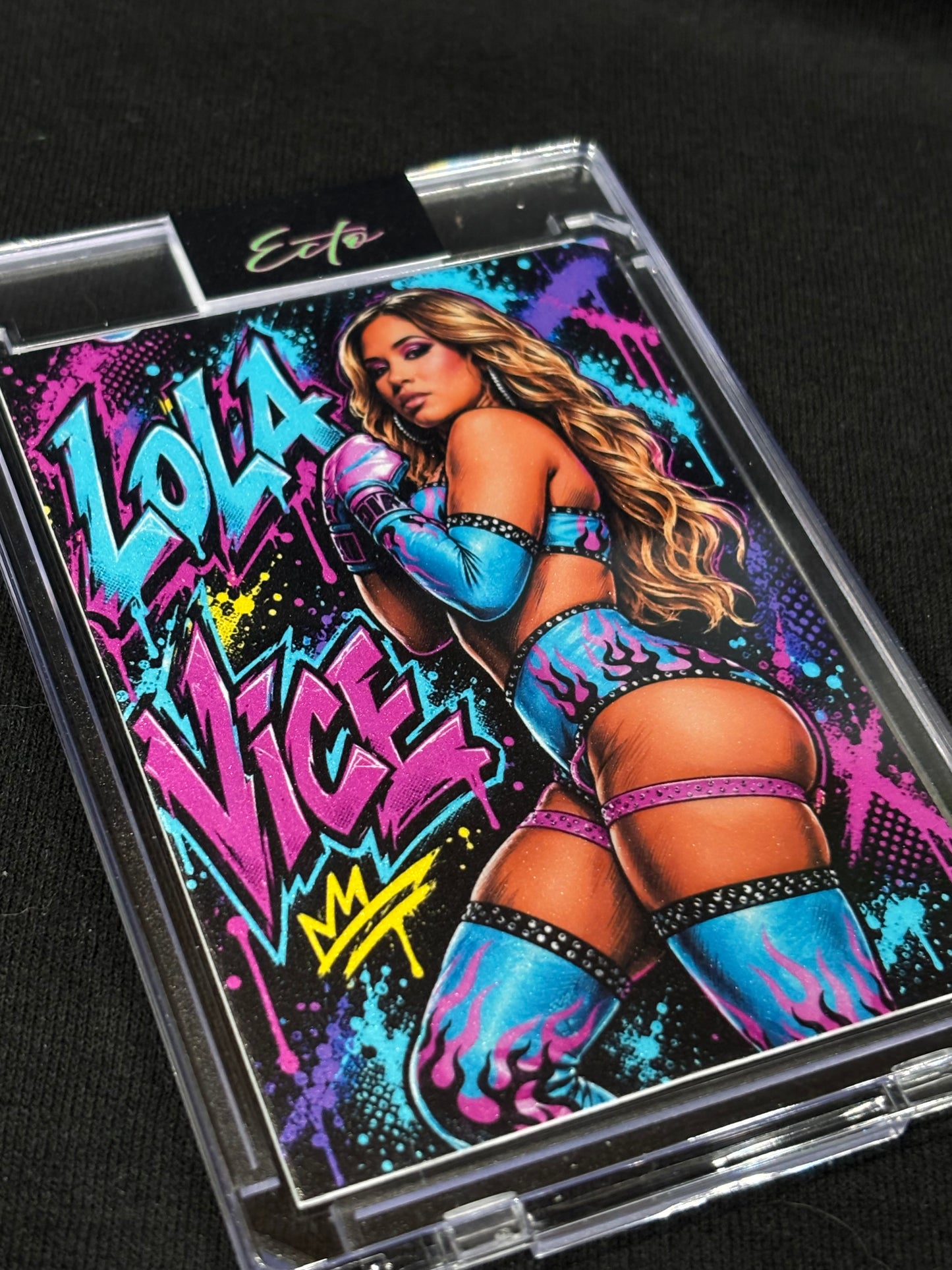 Lola Vice “Street Static” Custom Art Card | Base & True 1/1 Editions