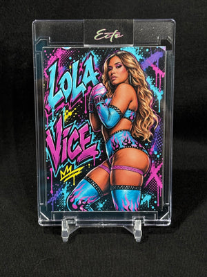 Lola Vice “Street Static” Custom Art Card | Base & True 1/1 Editions