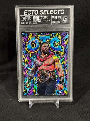 Roman Reigns “Street Static” Custom Art Card – Random 1/1 Parallel or Base