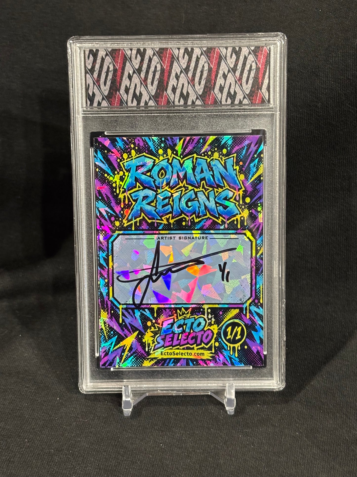 Roman Reigns “Street Static” Custom Art Card – Random 1/1 Parallel or Base