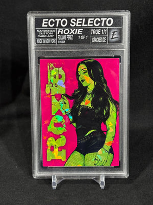 Roxie – Roxanne Perez Handmade Wrestling Art Card | Base & True 1/1 Parallels