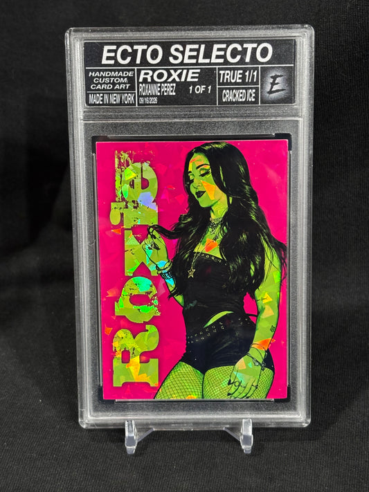 Roxie – Roxanne Perez Handmade Wrestling Art Card | Base & True 1/1 Parallels