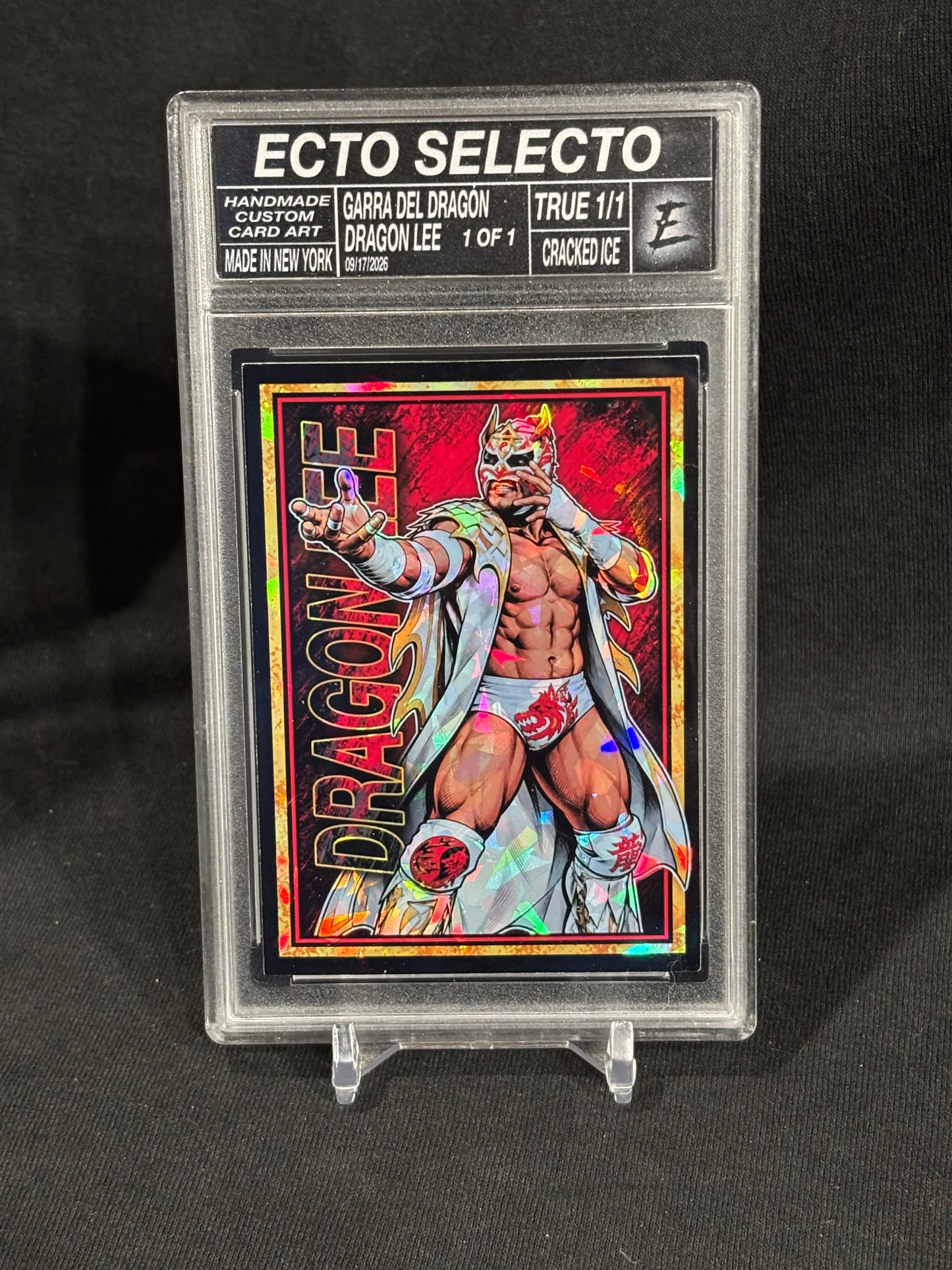 Dragon Lee “Garra del Dragón” Custom Art Card | Four 1/1 Parallels + Base