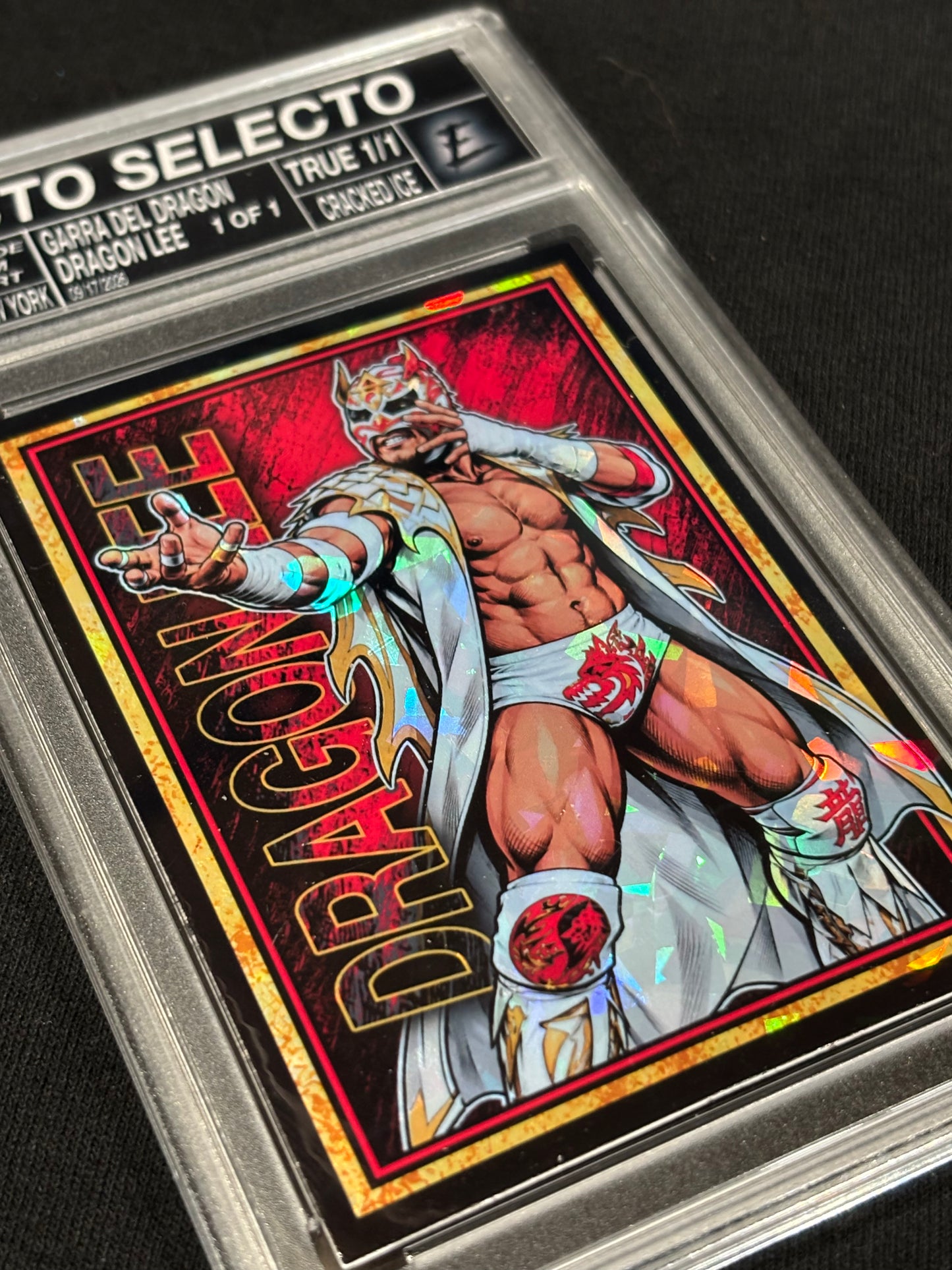 Dragon Lee “Garra del Dragón” Custom Art Card | Four 1/1 Parallels + Base