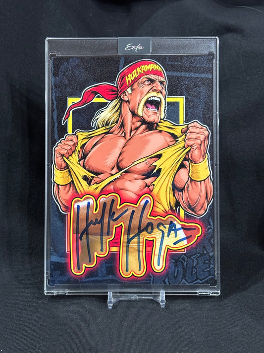 Hulk Hogan JSA-Authenticated Cut Signature 5×7 Original Art Card – True 1/1