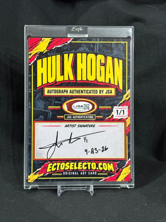 Hulk Hogan JSA-Authenticated Cut Signature 5×7 Original Art Card – True 1/1