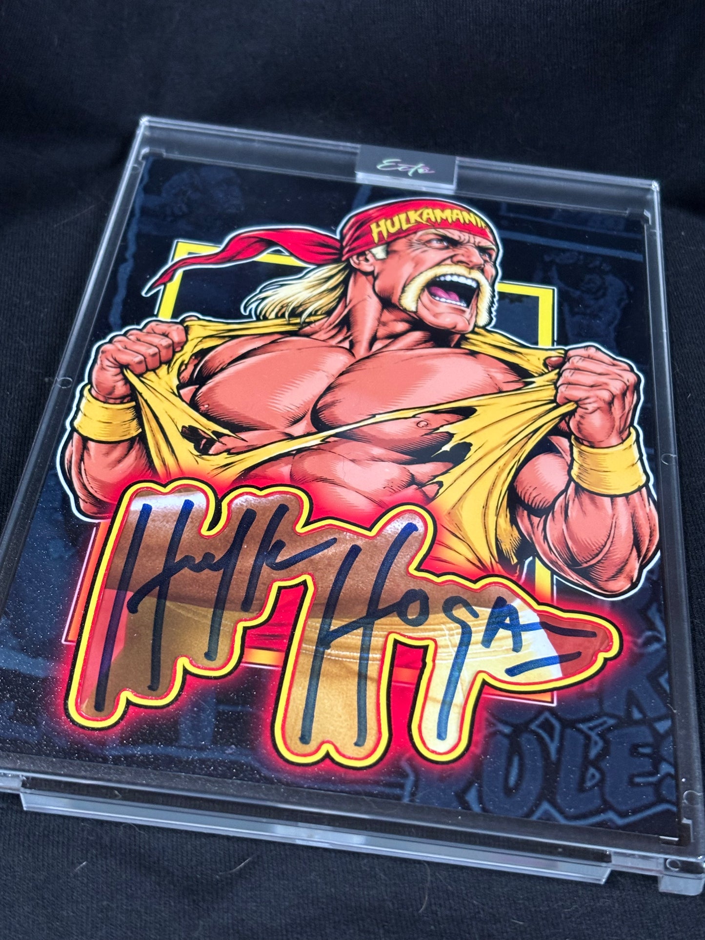 Hulk Hogan JSA-Authenticated Cut Signature 5×7 Original Art Card – True 1/1