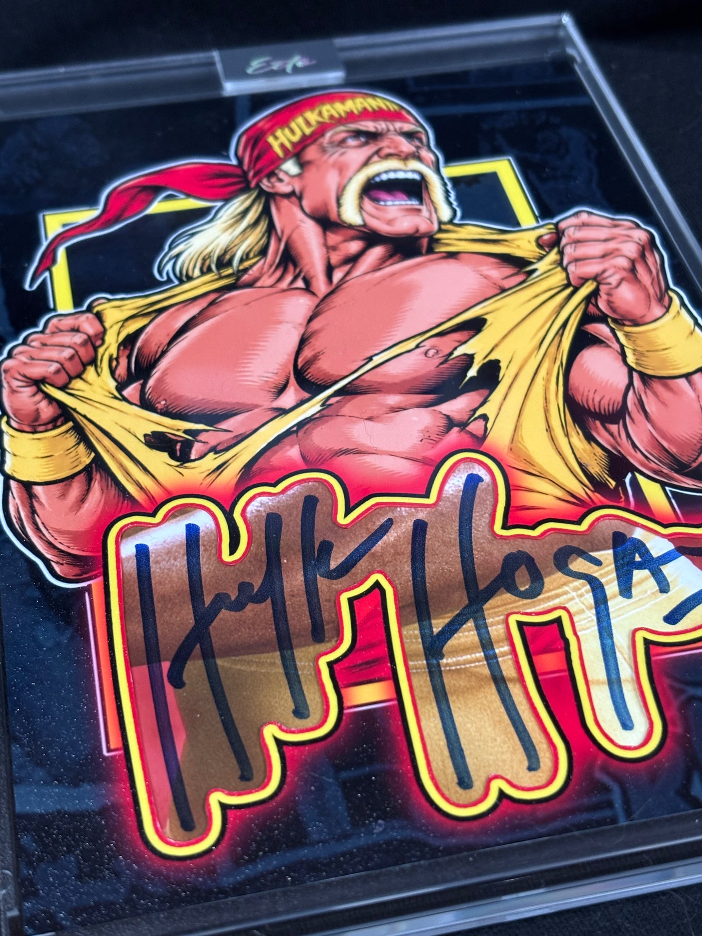 Hulk Hogan JSA-Authenticated Cut Signature 5×7 Original Art Card – True 1/1